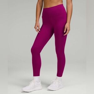 Lululemon Wunder Train High-Rise Tight 25" | Magenta Purple | Size 4 | Everlux